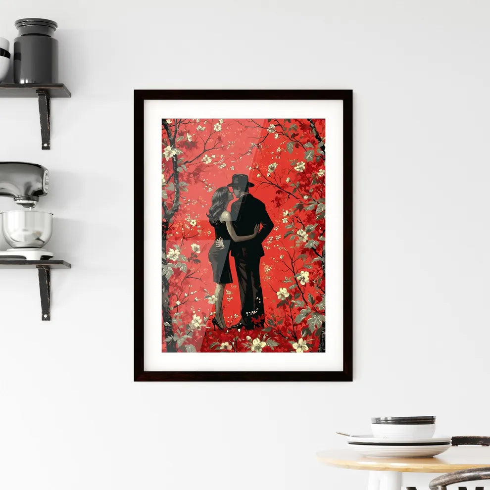 Illustration for valentine's day - Art print Framed Print