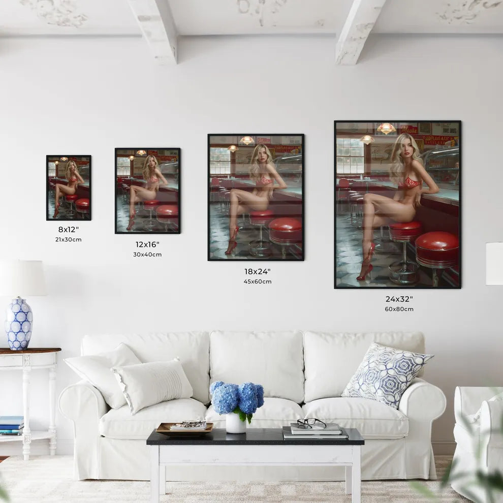 Deep Sea fisherman Rachel Welch - Art print  - Kitchen Hangings