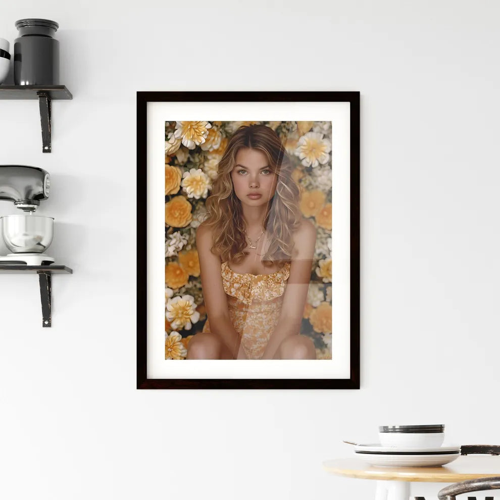 Deep Sea fisherman Rachel Welch - Art print  Framed Print