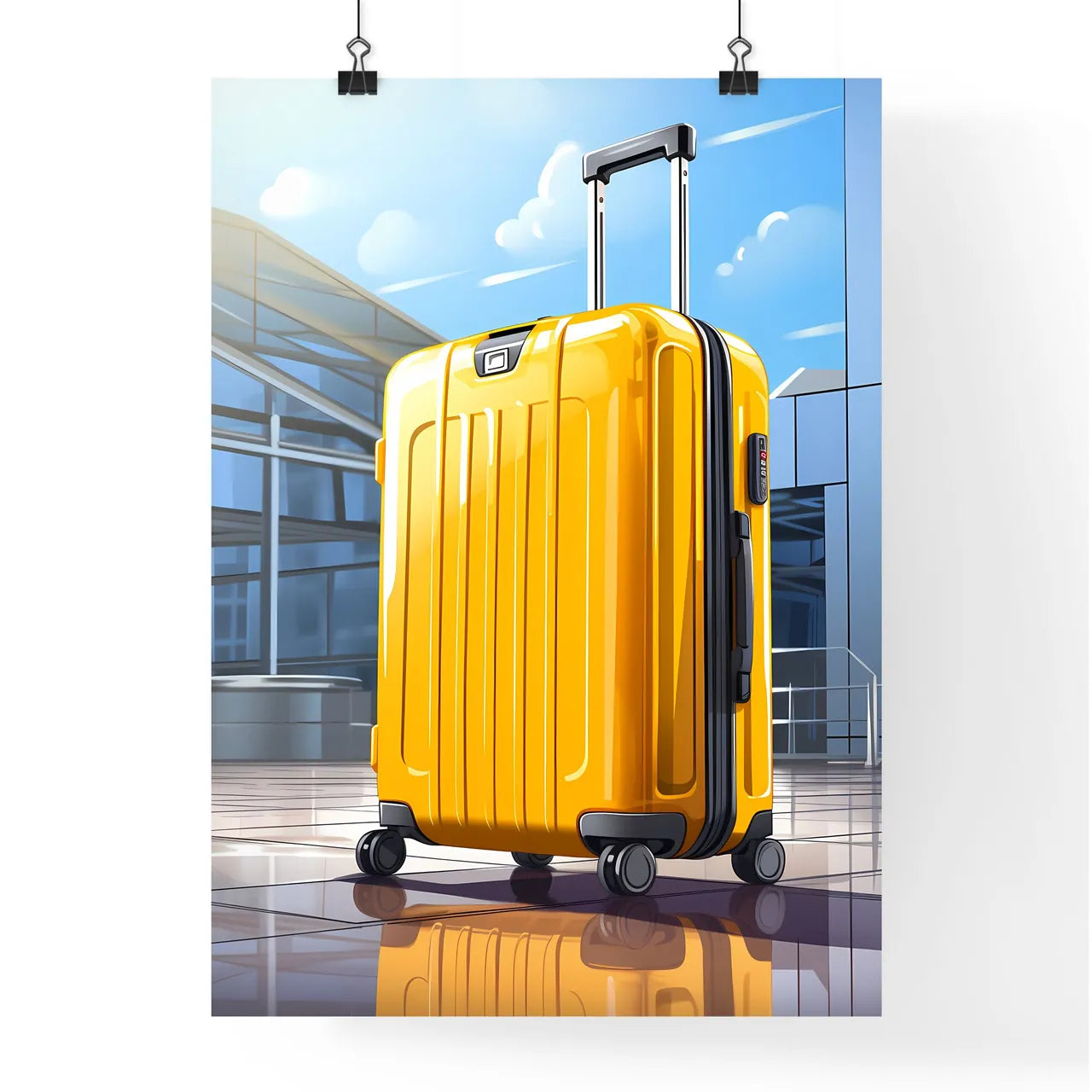 Pack your bags with adaptability today - Art Poster