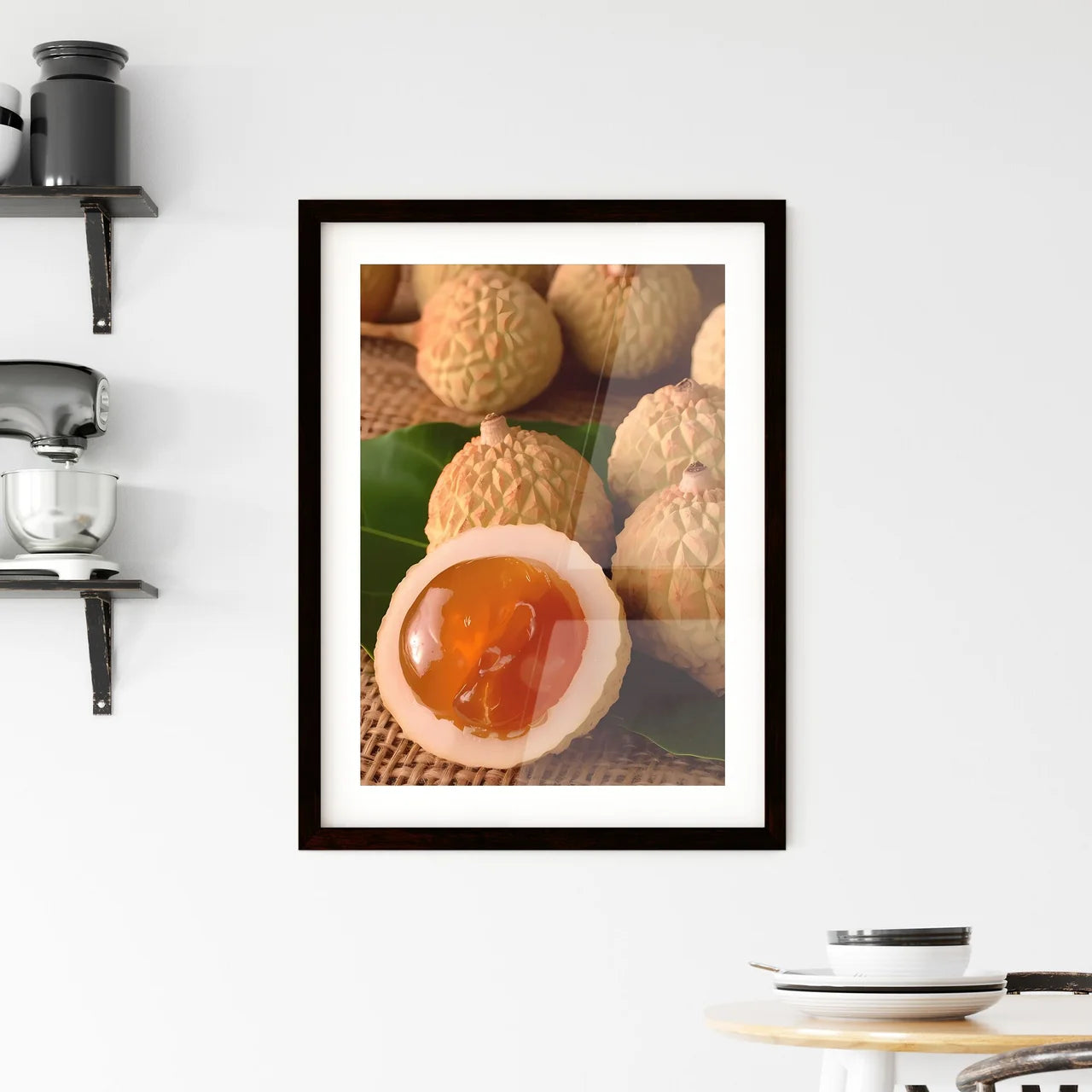 Dried longan Framed Print