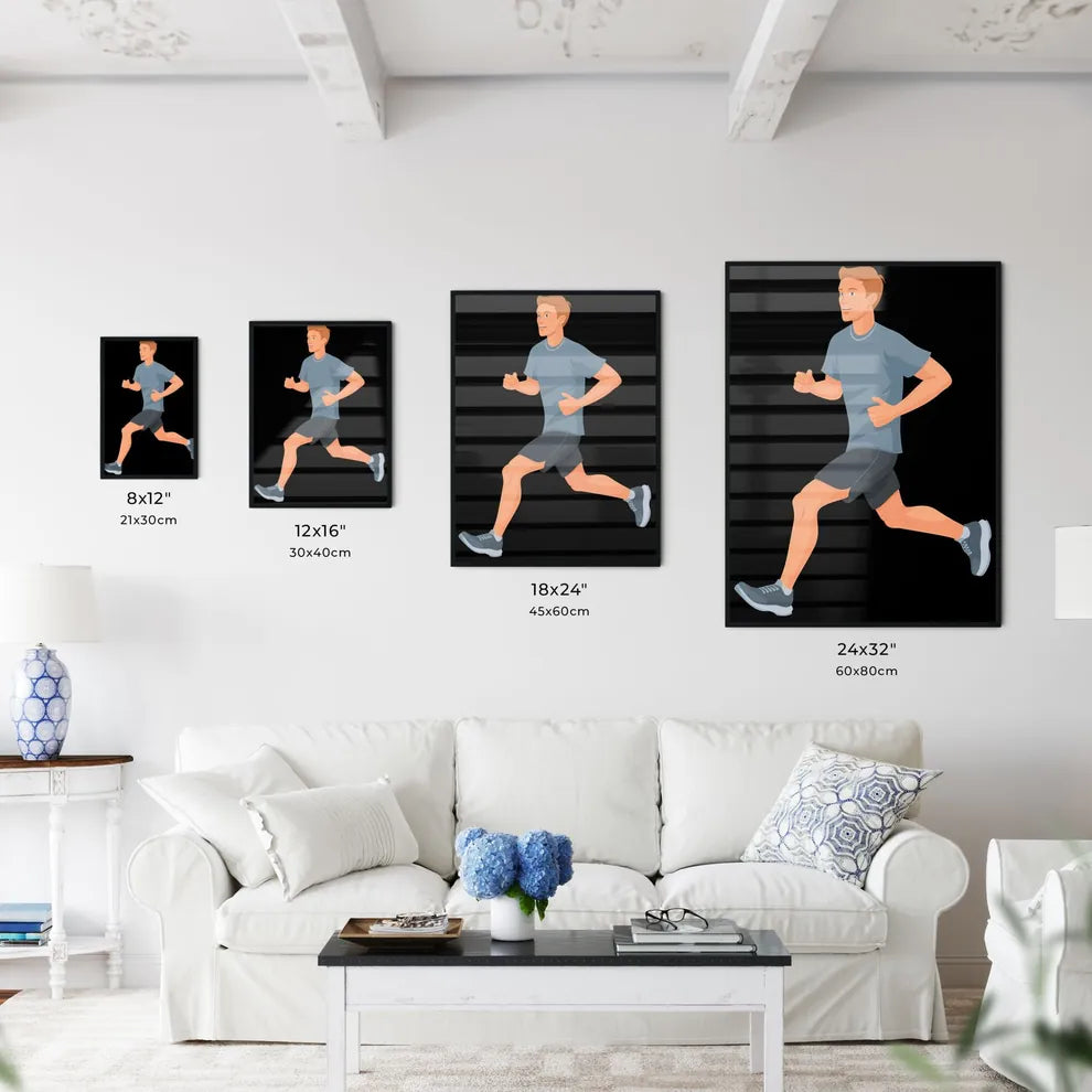 T-shirt design on black background - Kitchen Hangings