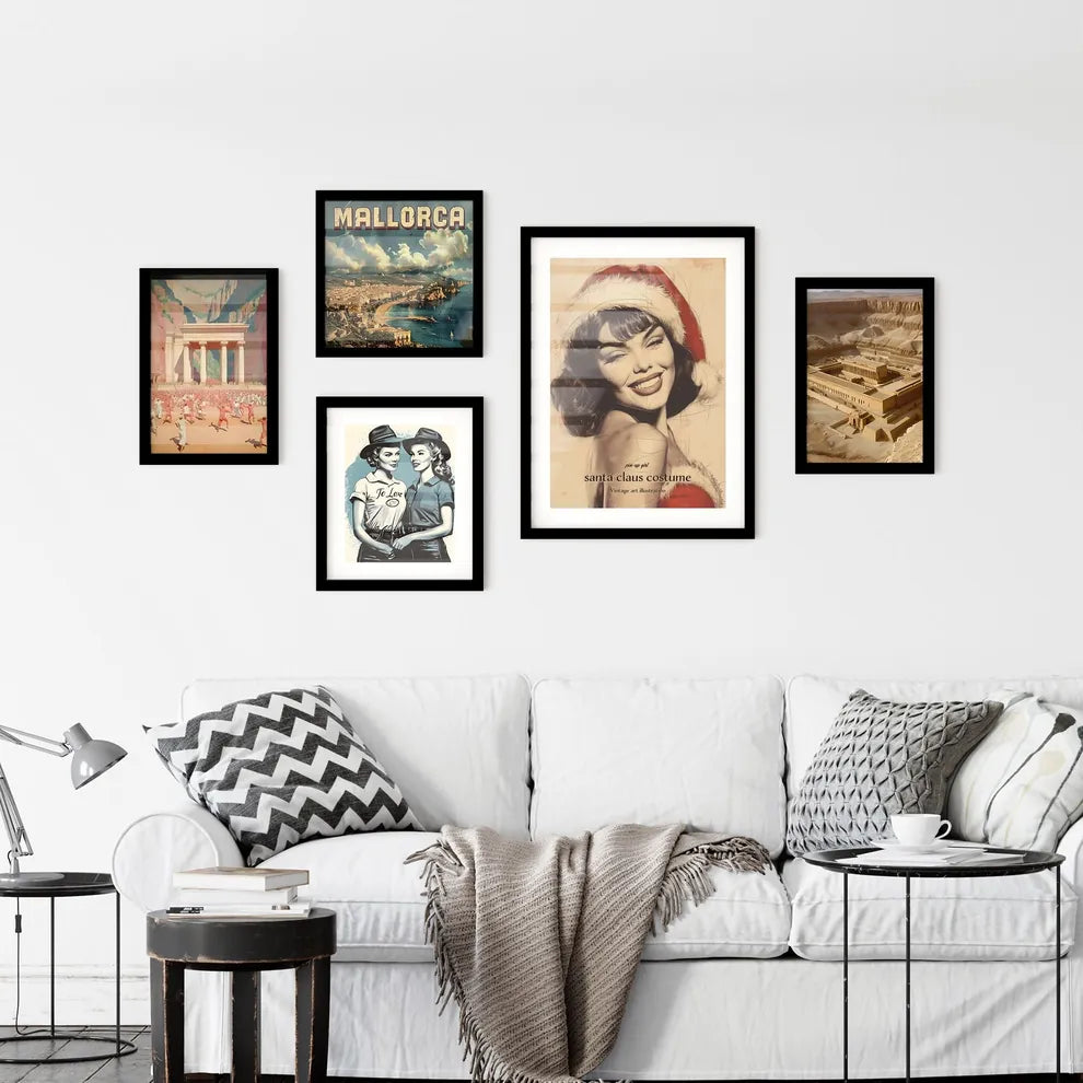 pin-up girl Wall Art