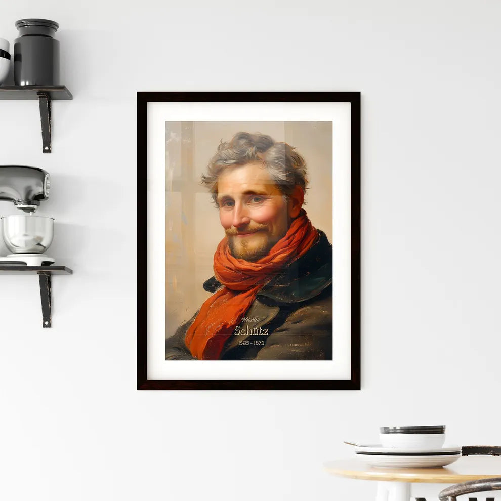 Heinrich, Schütz, 1585 - 1672, A Poster of a man with a beard and a red scarf Default Title