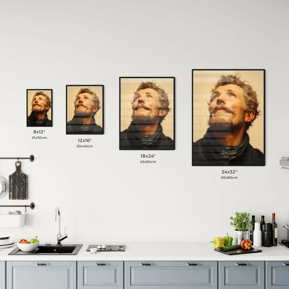 Gorm, the Old, c. 936 - c. 958, A Poster of a man looking up with his eyes wide open Default Title