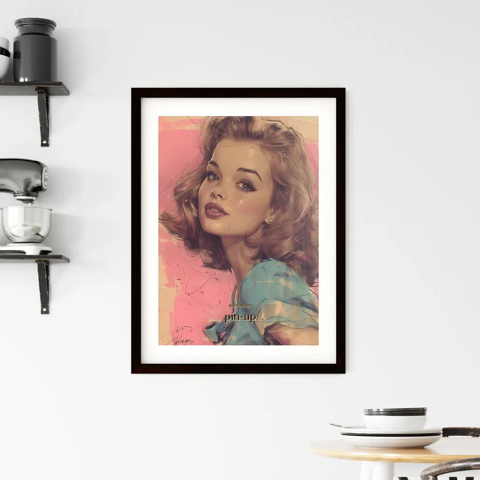 roller skates Framed Print