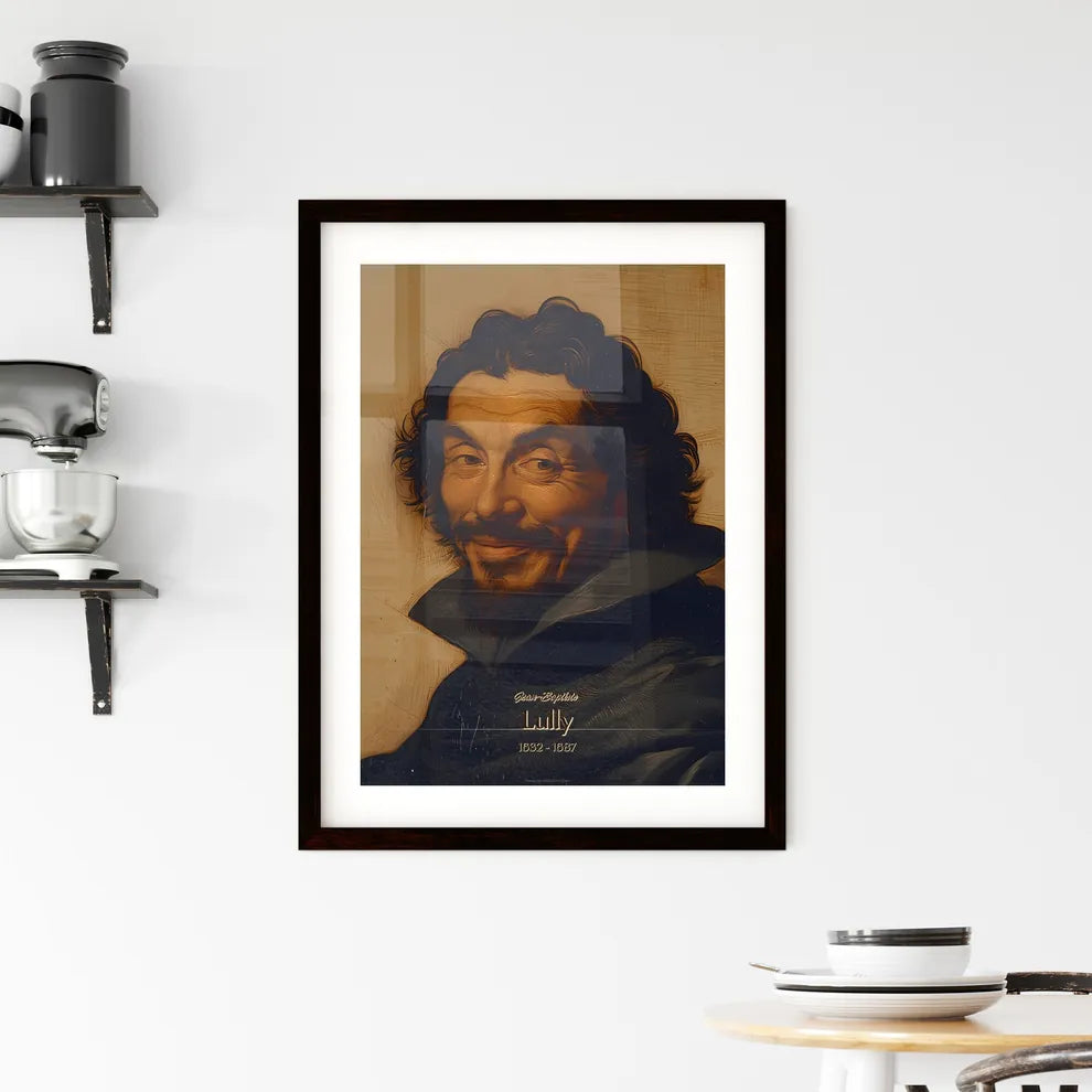 Jean-Baptiste, Lully, 1632 - 1687, A Poster of a man with a beard and mustache Default Title