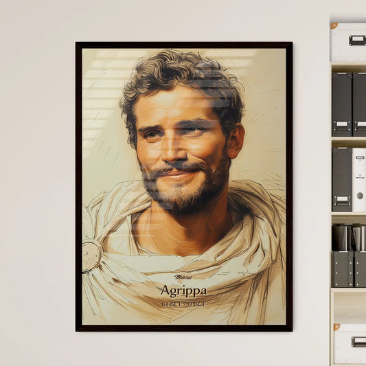 Marcus, Agrippa, 64 BCE - 12 BCE, A Poster of a man in a robe Default Title