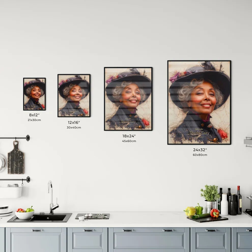 Mary Ann, Shadd Cary, 1823 - 1893, A Poster of a woman wearing a hat and a jacket Default Title