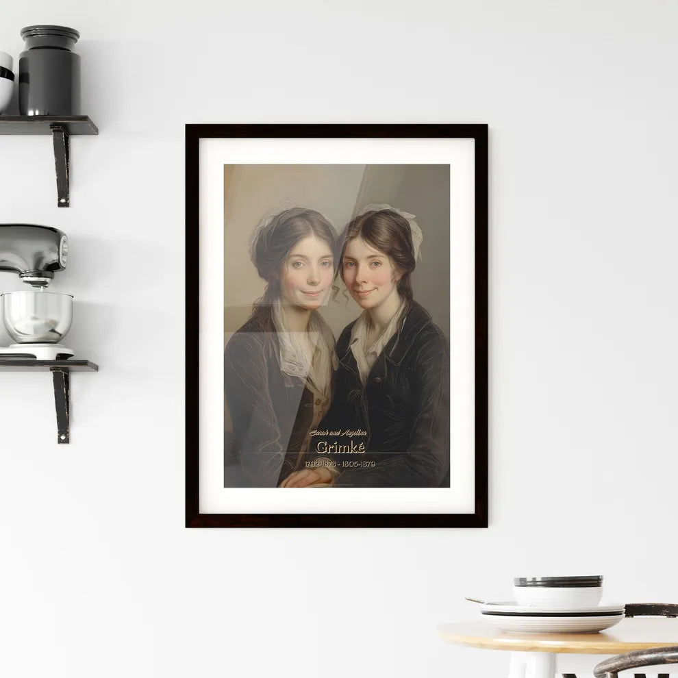 Sarah and Angelina  Framed Print