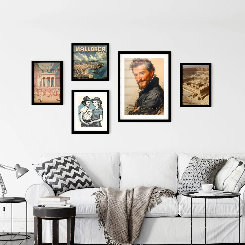 Charles V, Holy Roman Emperor, 1500 - 1558, A Poster of a man with a beard Default Title