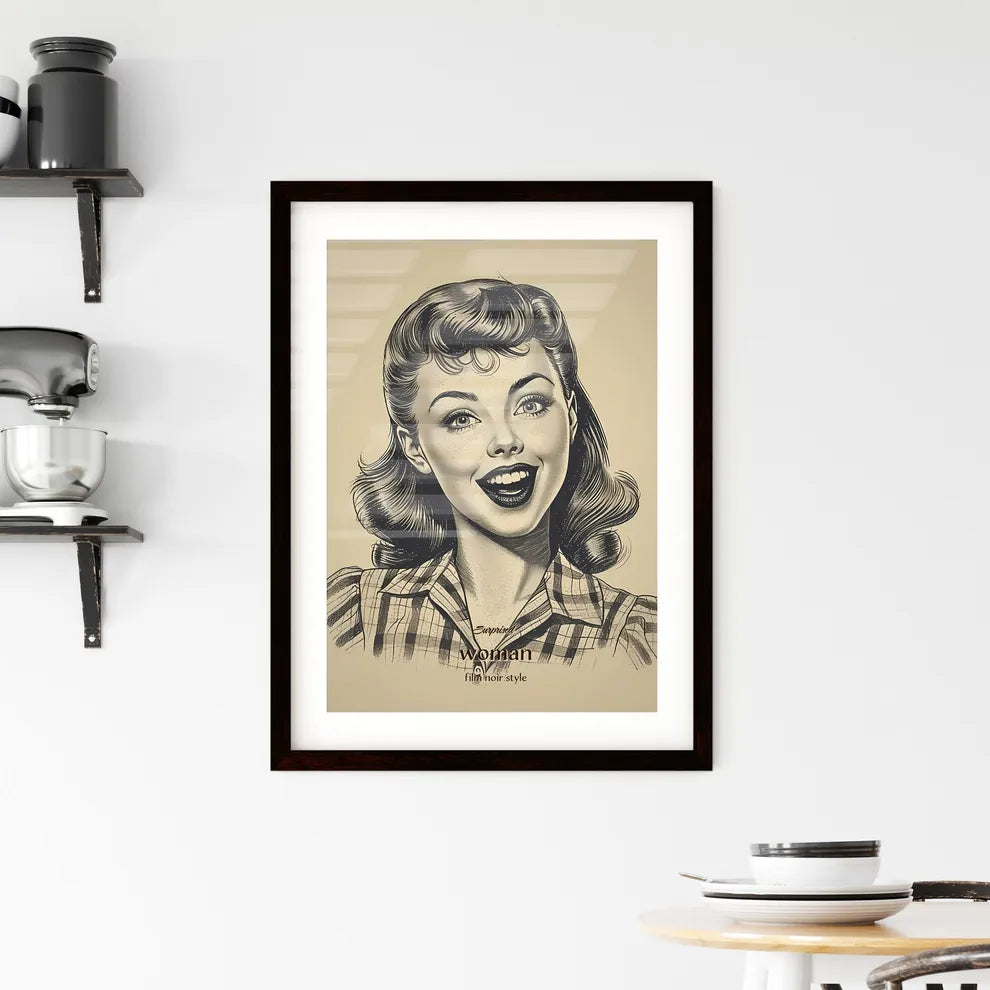 Surprised Framed Print