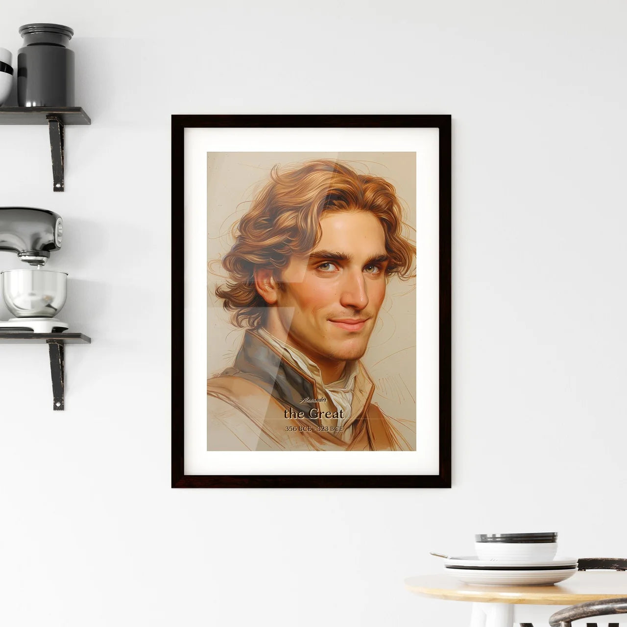 Alexander, the Great, 356 BCE - 323 BCE, A Poster of a portrait of a man Default Title