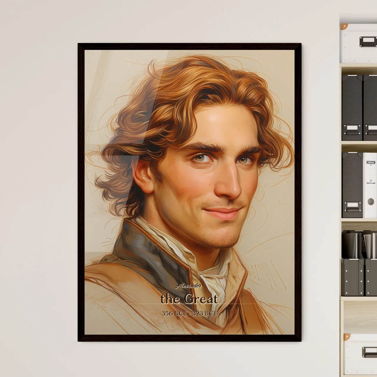 Alexander, the Great, 356 BCE - 323 BCE, A Poster of a portrait of a man Default Title