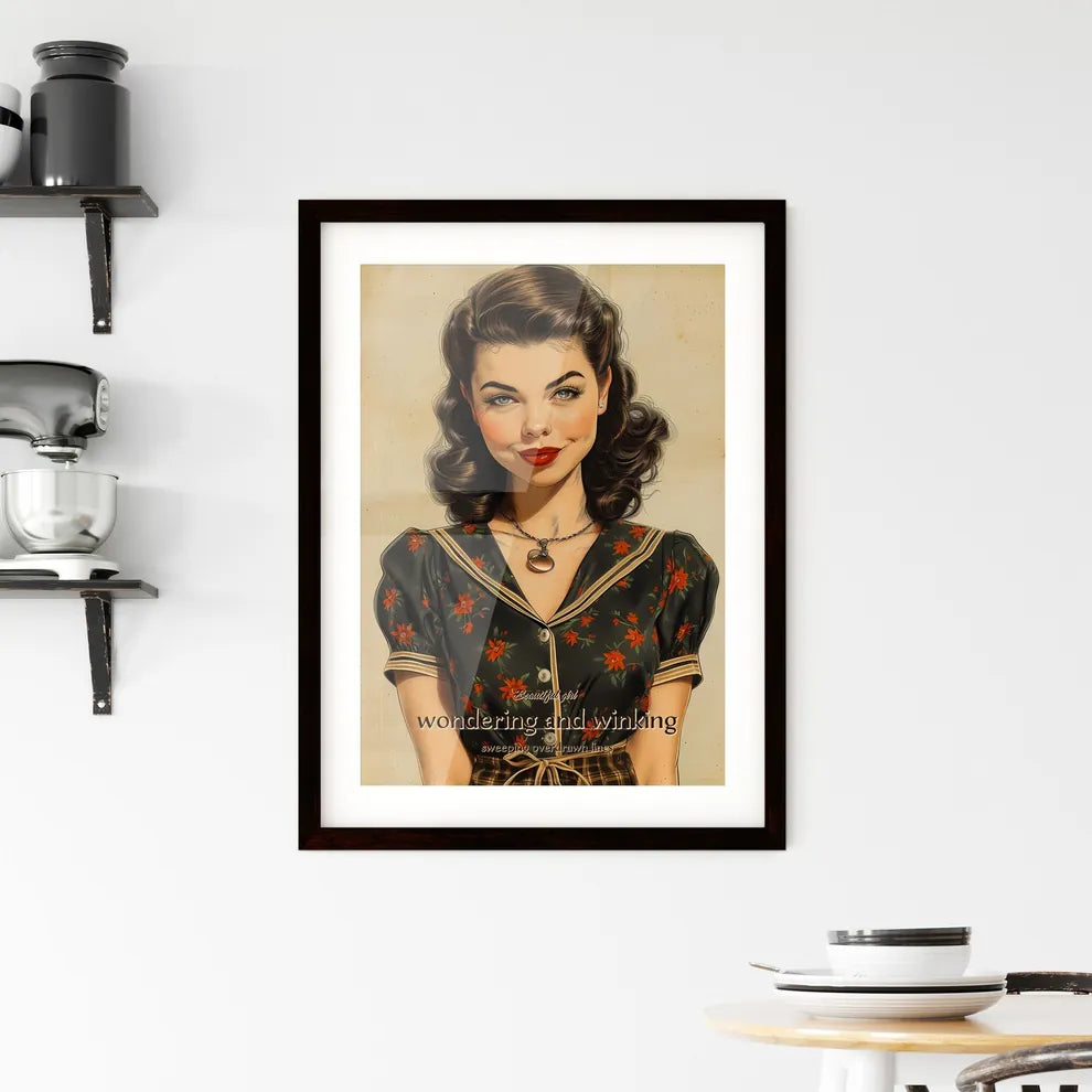 Beautiful girl Framed Print