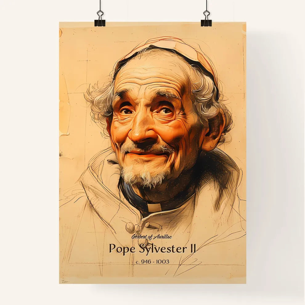Gerbert of Aurillac Poster