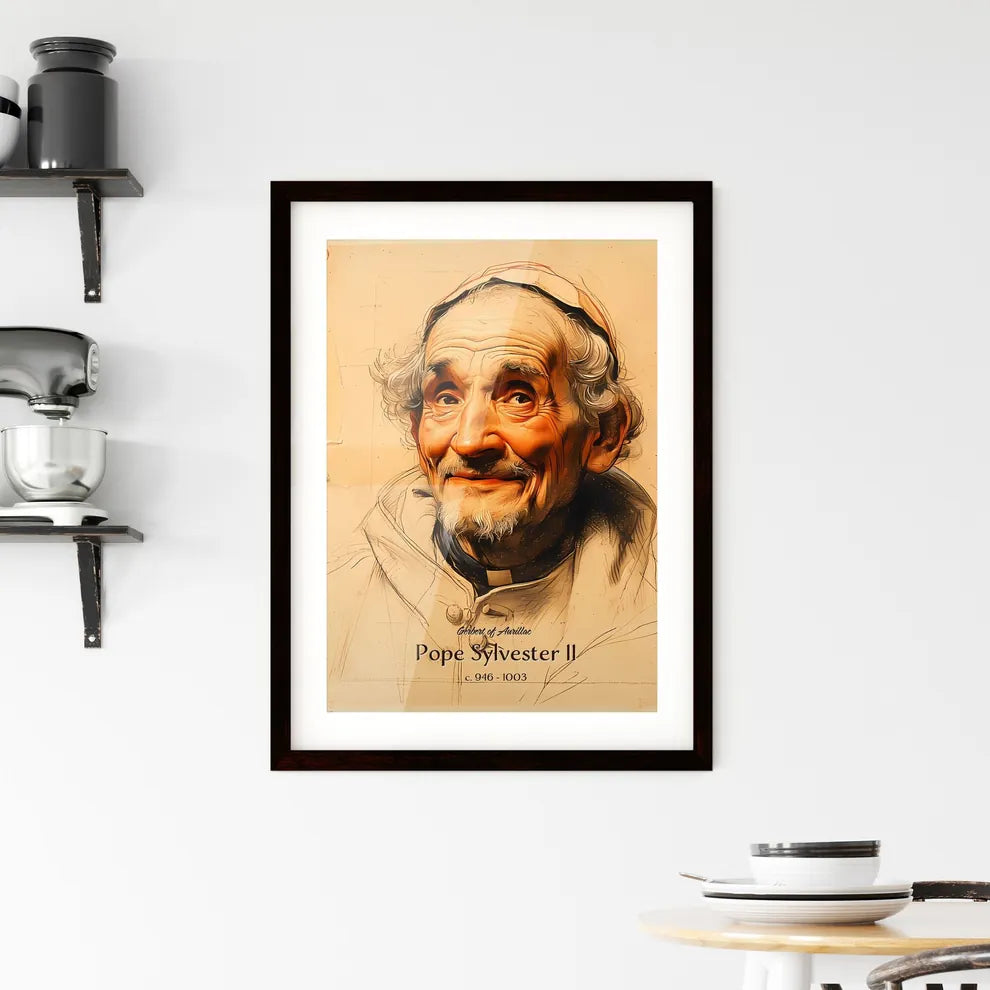 Gerbert of Aurillac Framed Print