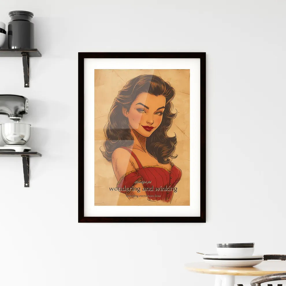 Beautiful girl Framed Print