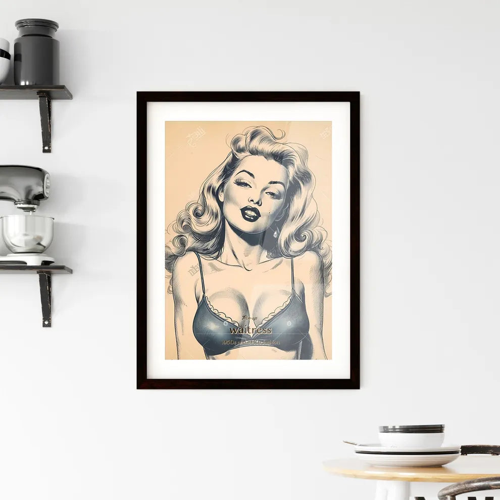 Pin-up Framed Print