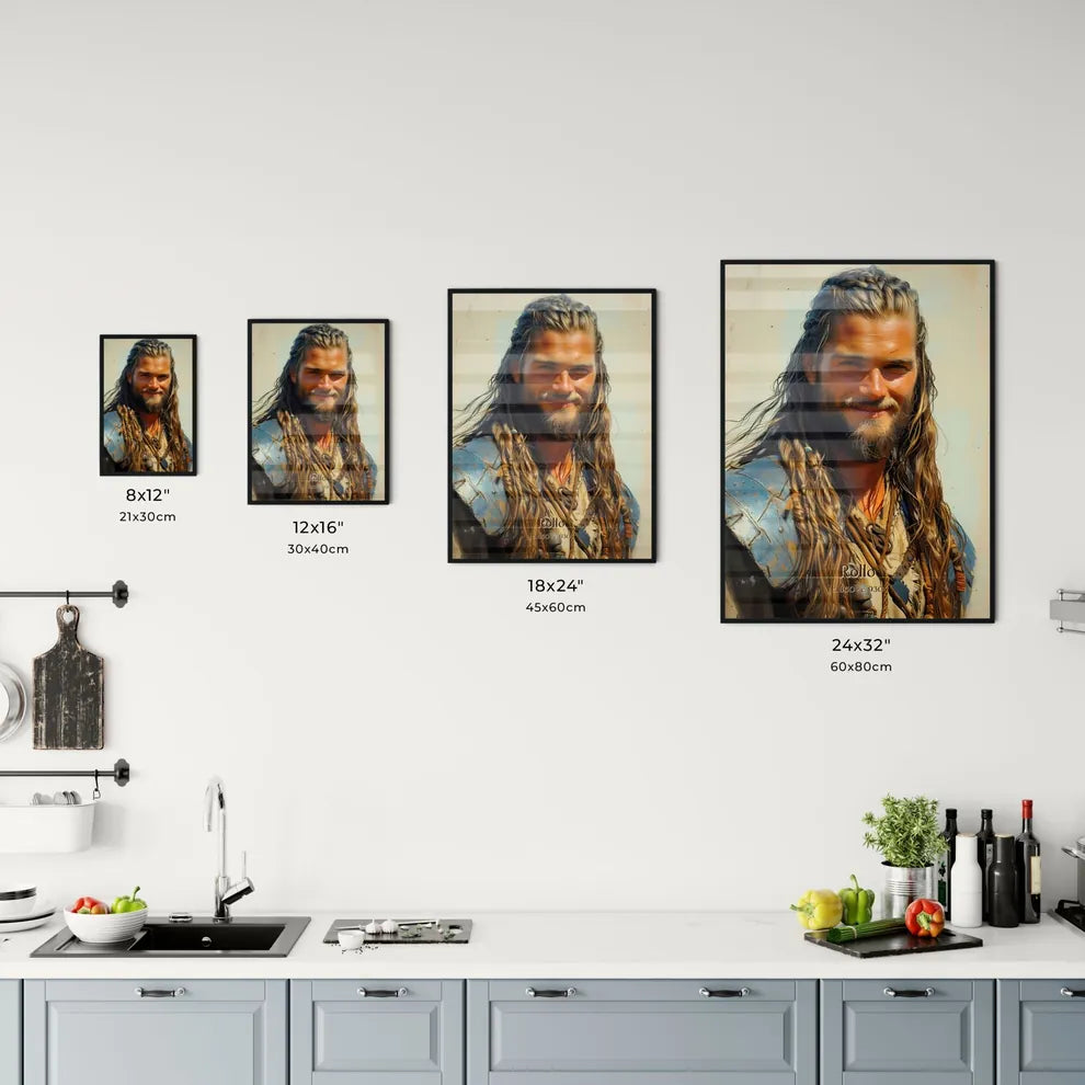 Rollo, c. 860 - c. 930, A Poster of a man with long hair and beard Default Title