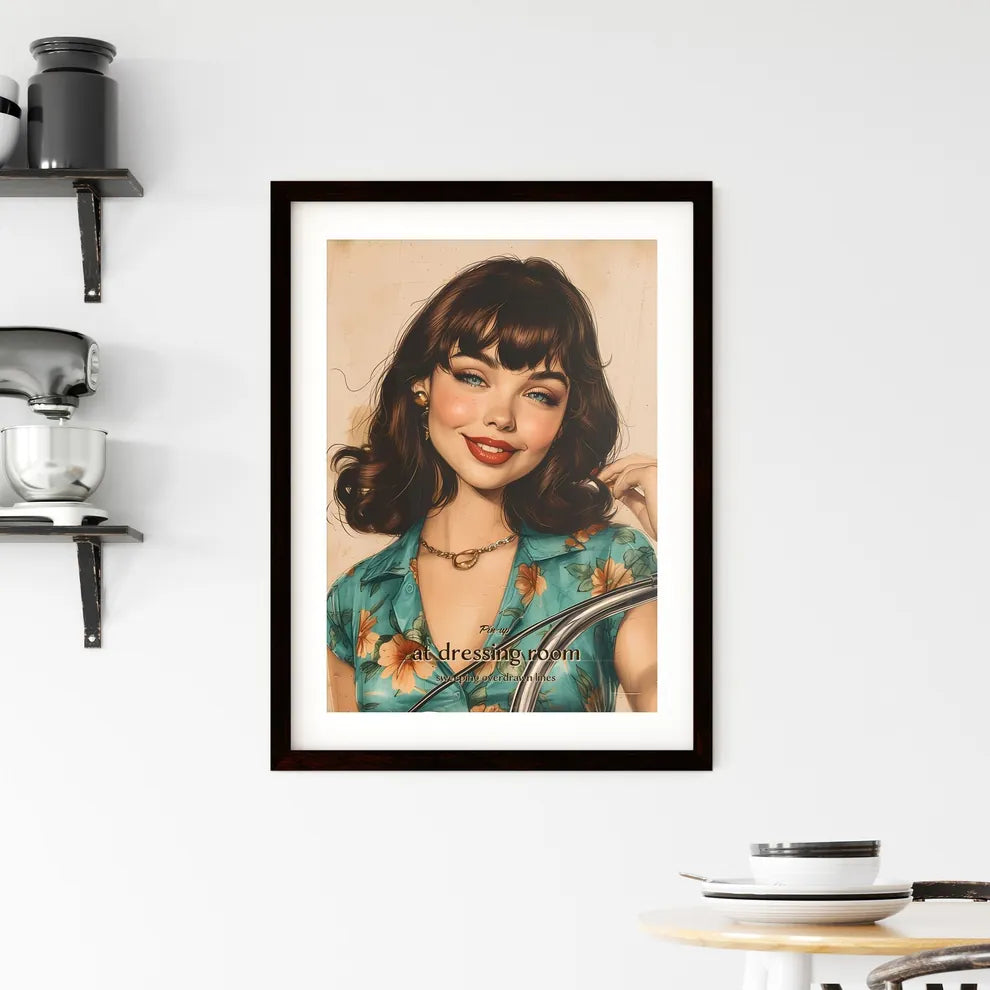 Pin-up Framed Print