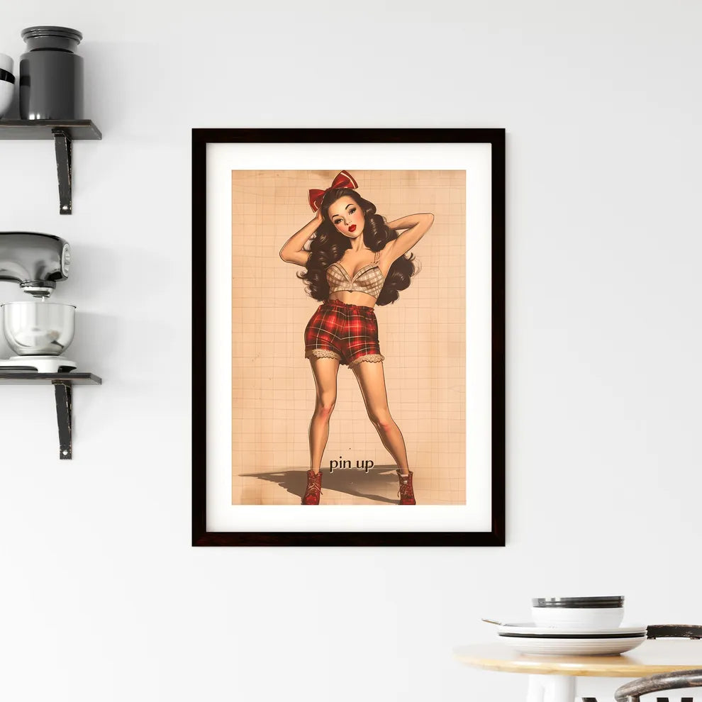 pin up Framed Print