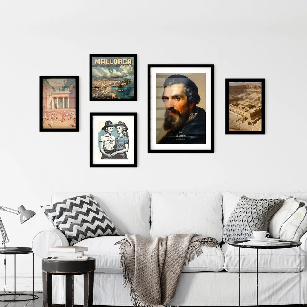 Roger, Bacon, c. 1219 - 1292, A Poster of a man with a beard Default Title