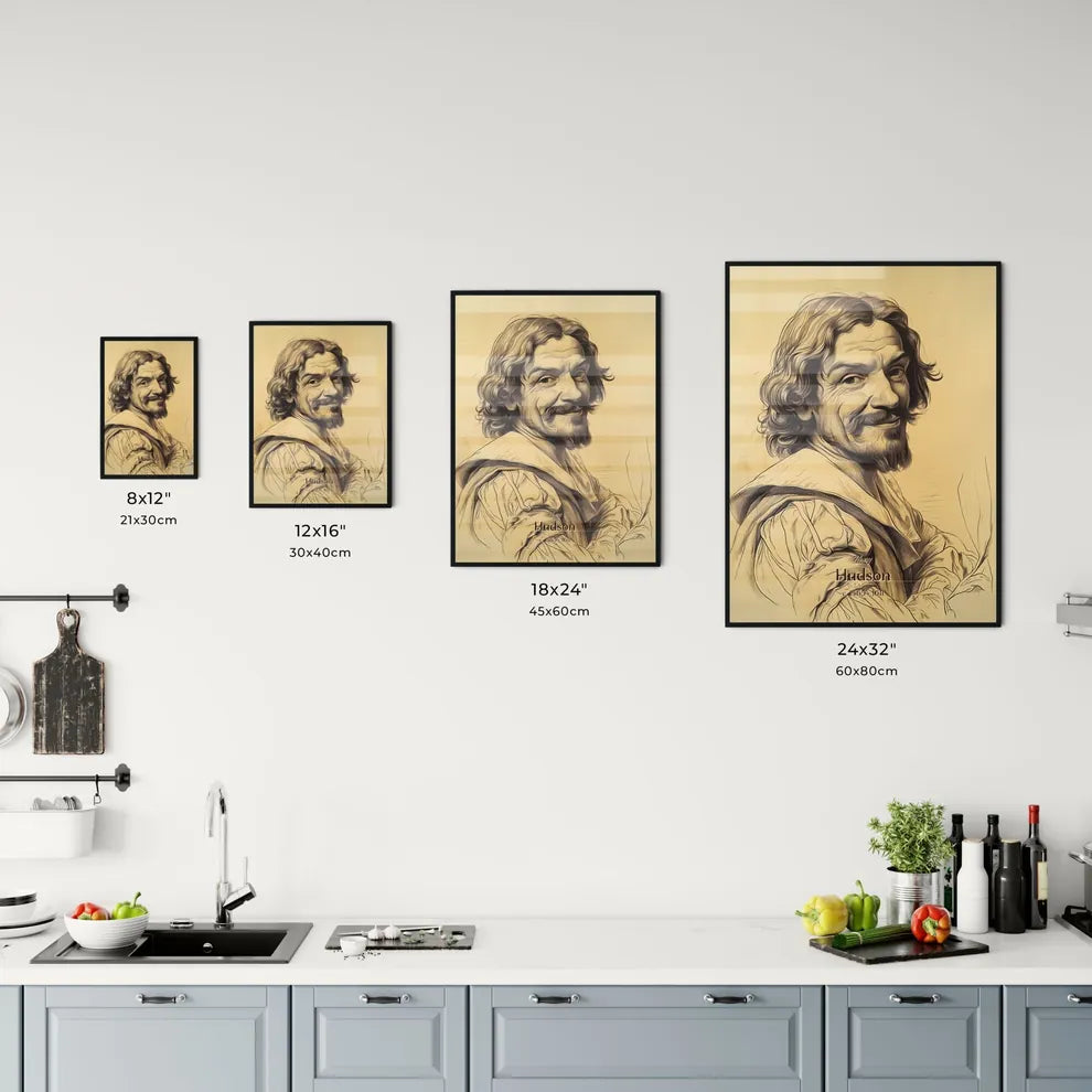 Henry, Hudson, c. 1565 - 1611, A Poster of a drawing of a man Default Title