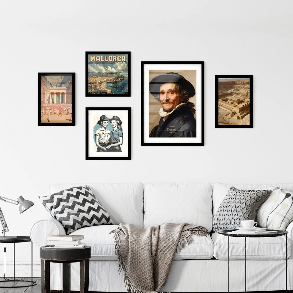 Desiderius, Erasmus, 1466 - 1536, A Poster of a man wearing a hat Default Title