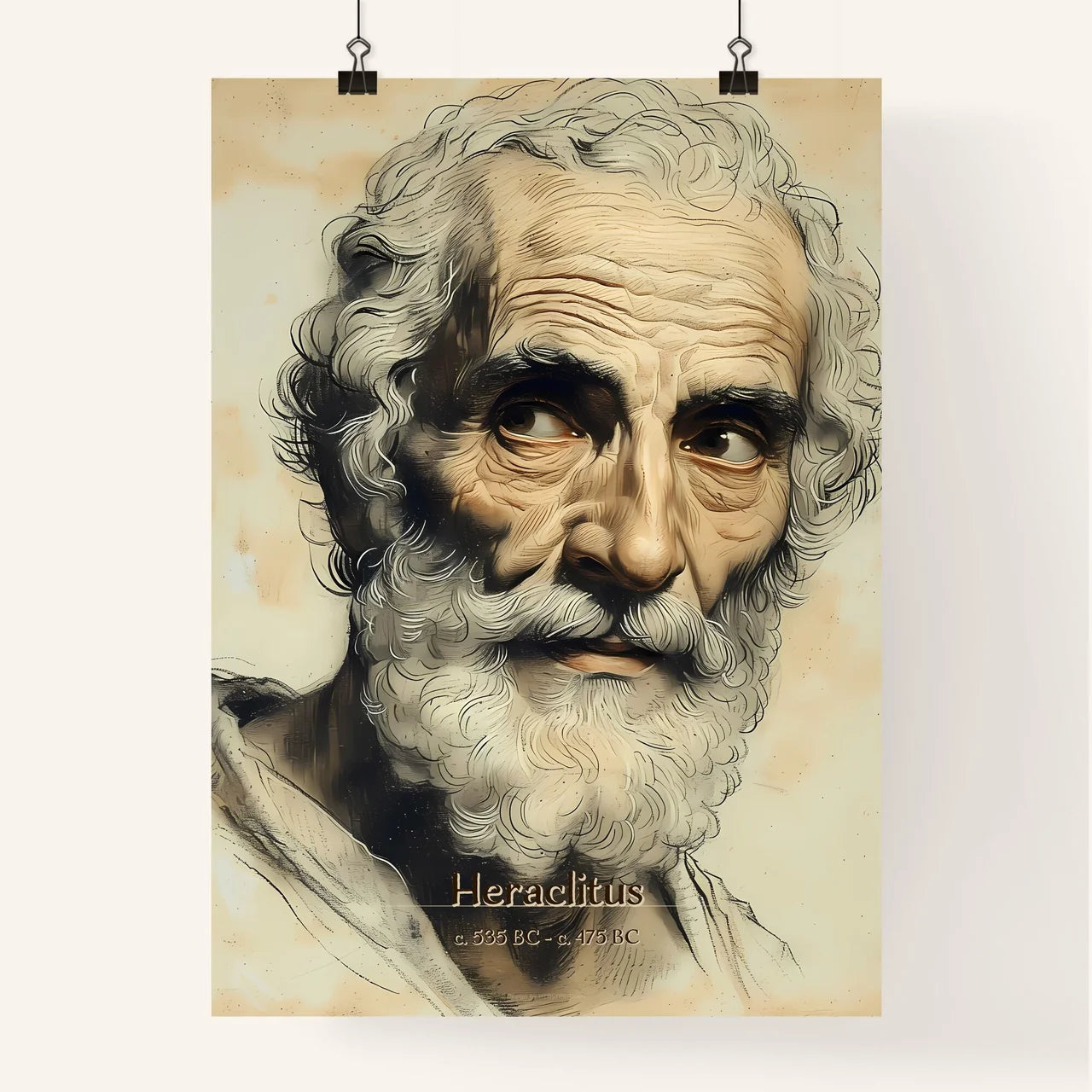 Heraclitus Poster