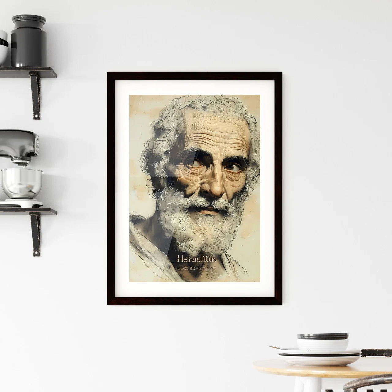 Heraclitus Framed Print