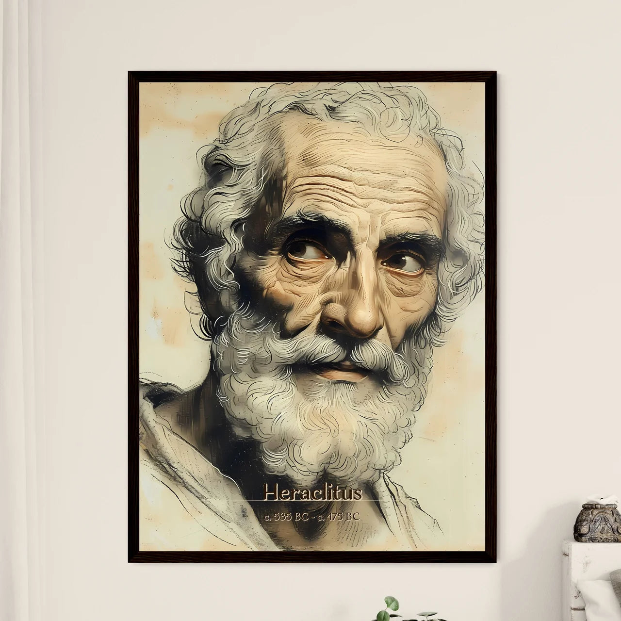 Heraclitus - Framed Art Print