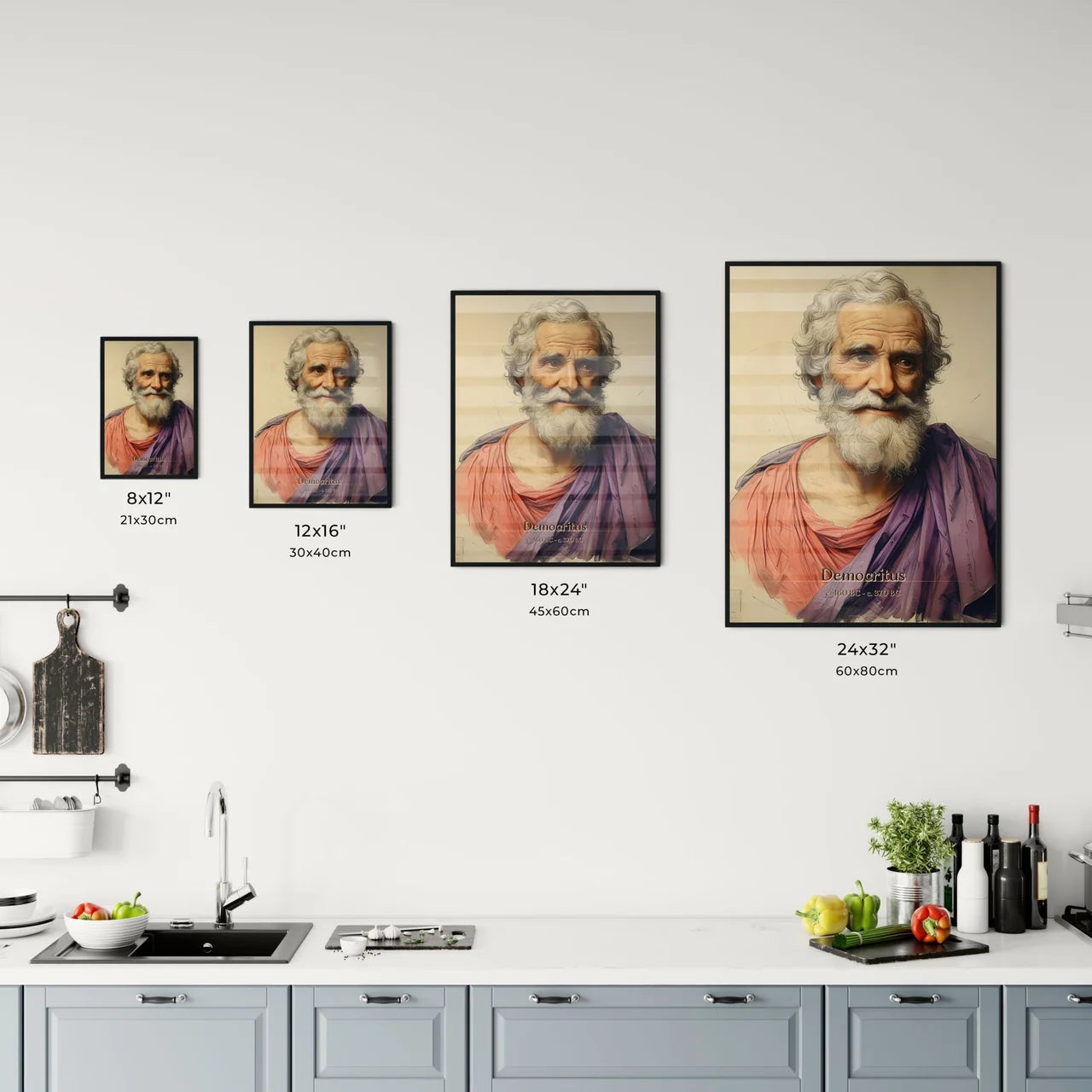 Democritus Size Chart