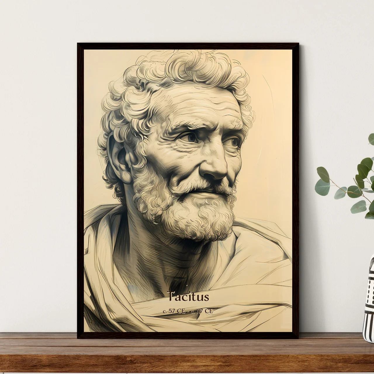 Tacitus - Framed Art Print