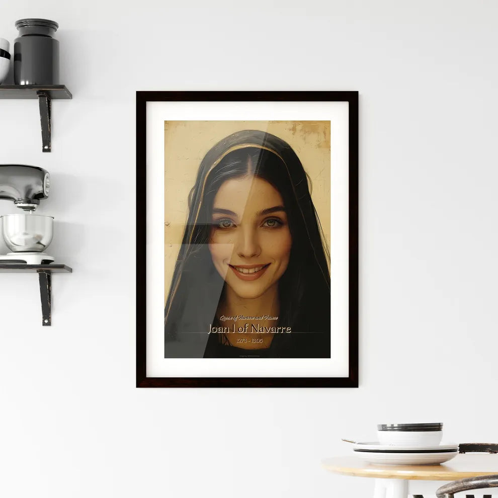 Queen of Navarre and France Framed Print