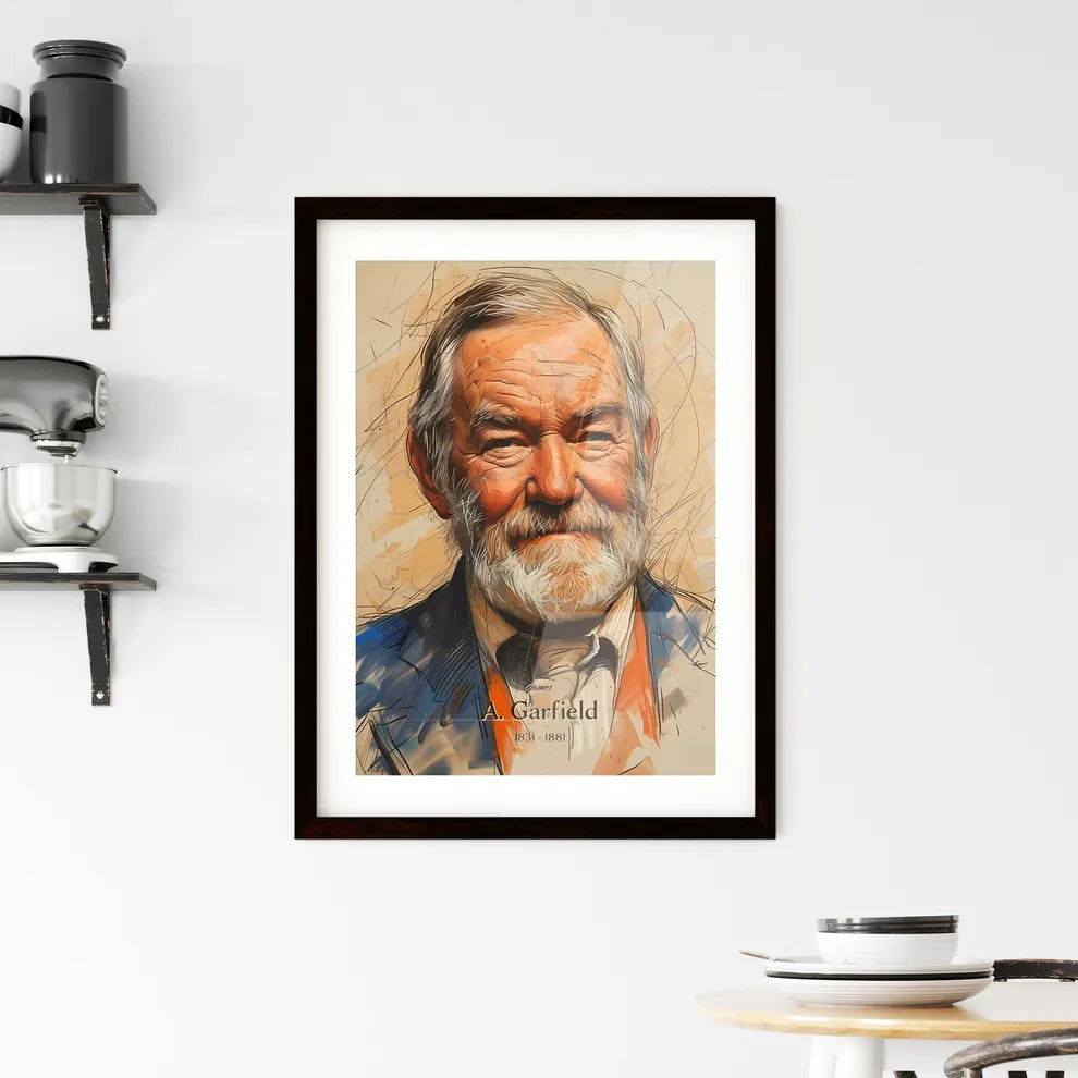 James Framed Print