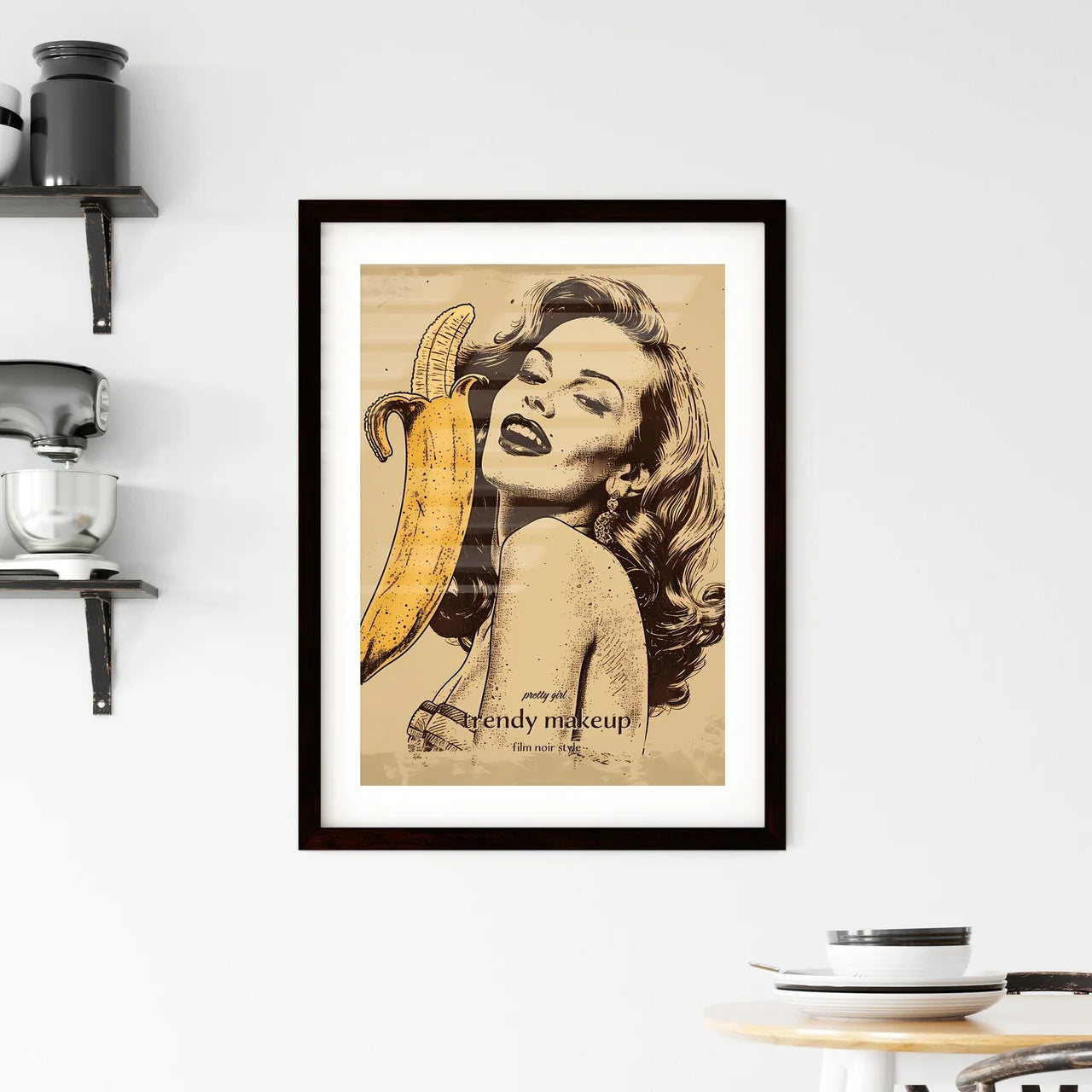 pretty girl Framed Print