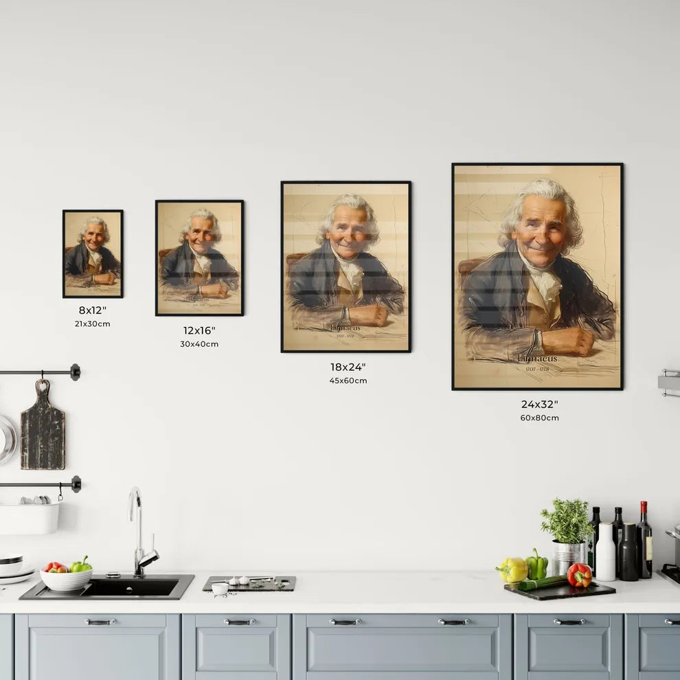 Carl, Linnaeus, 1707 - 1778, A Poster of a painting of a man Default Title