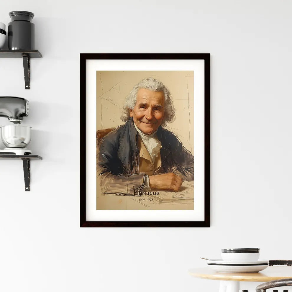 Carl, Linnaeus, 1707 - 1778, A Poster of a painting of a man Default Title