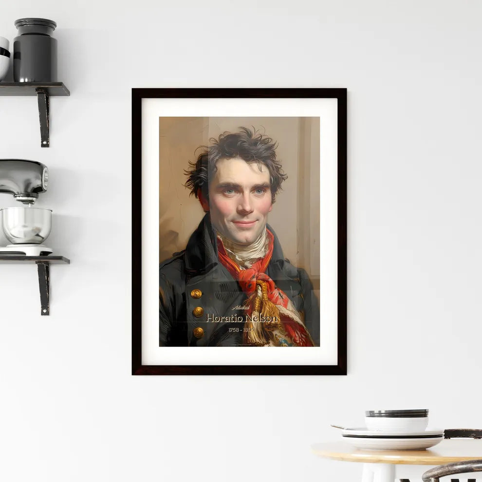 Admiral, Horatio Nelson, 1758 - 1805, A Poster of a man in a black coat Default Title