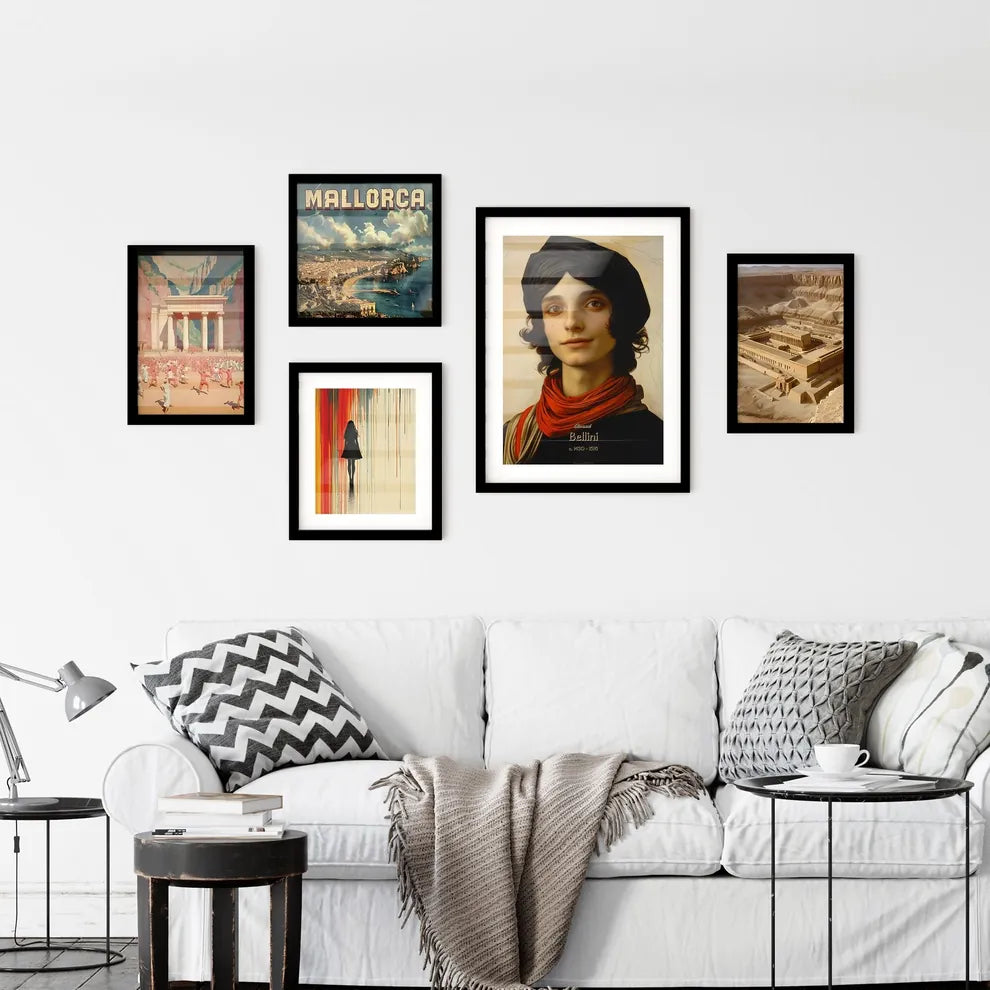 Giovanni, Bellini, c. 1430 - 1516, A Poster of a person with a scarf and a black hat Default Title