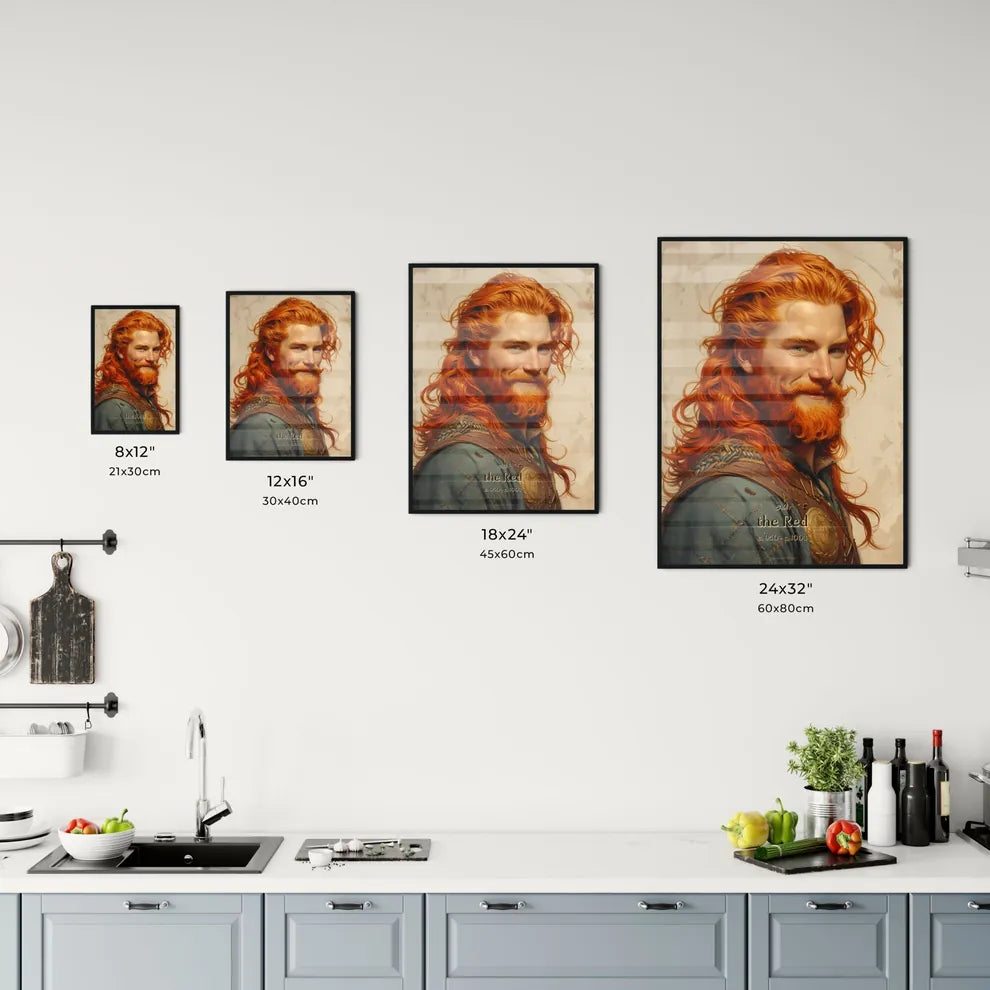 Erik, the Red, c. 950 - c. 1003, A Poster of a man with red hair and beard Default Title