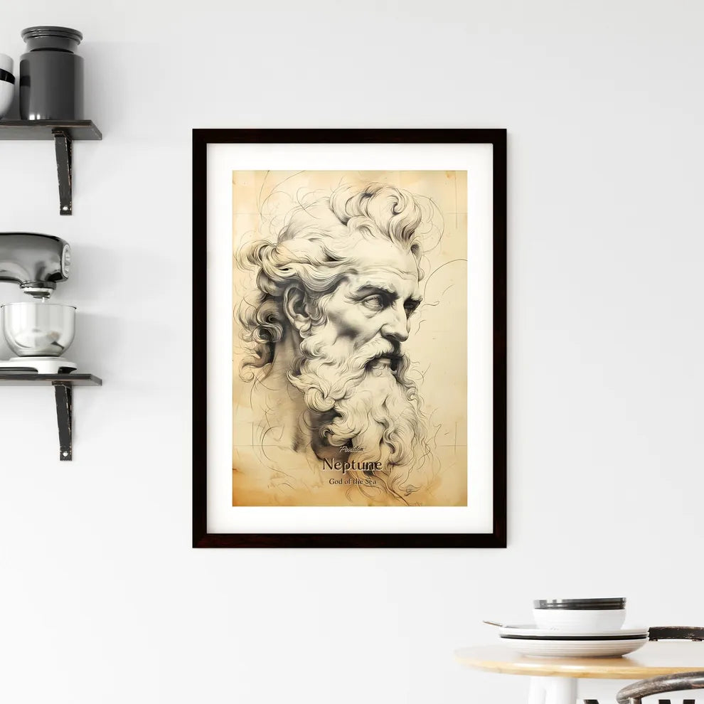 Poseidon Framed Print