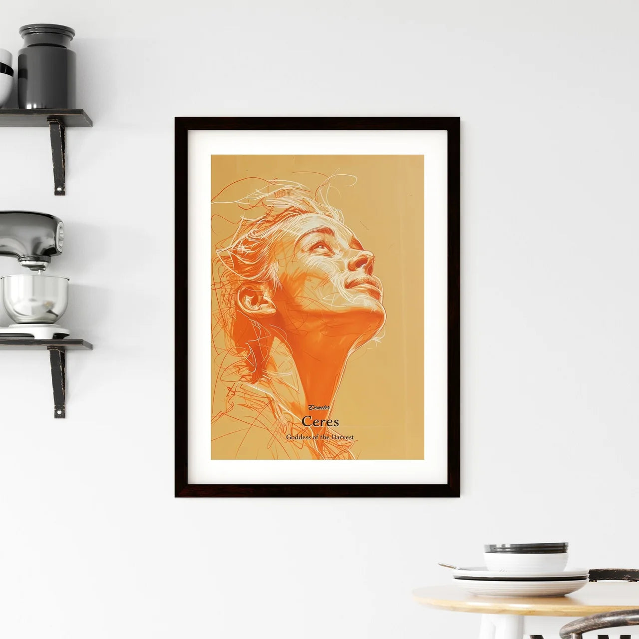 Demeter Framed Print