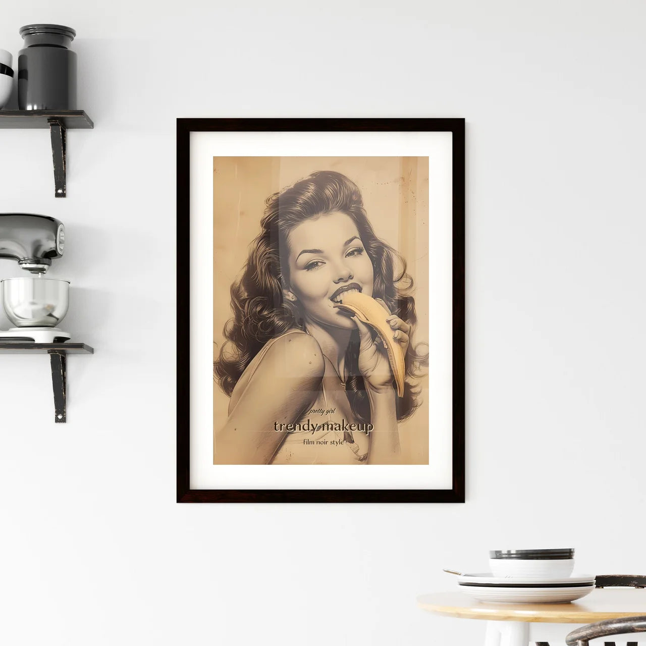 pretty girl Framed Print