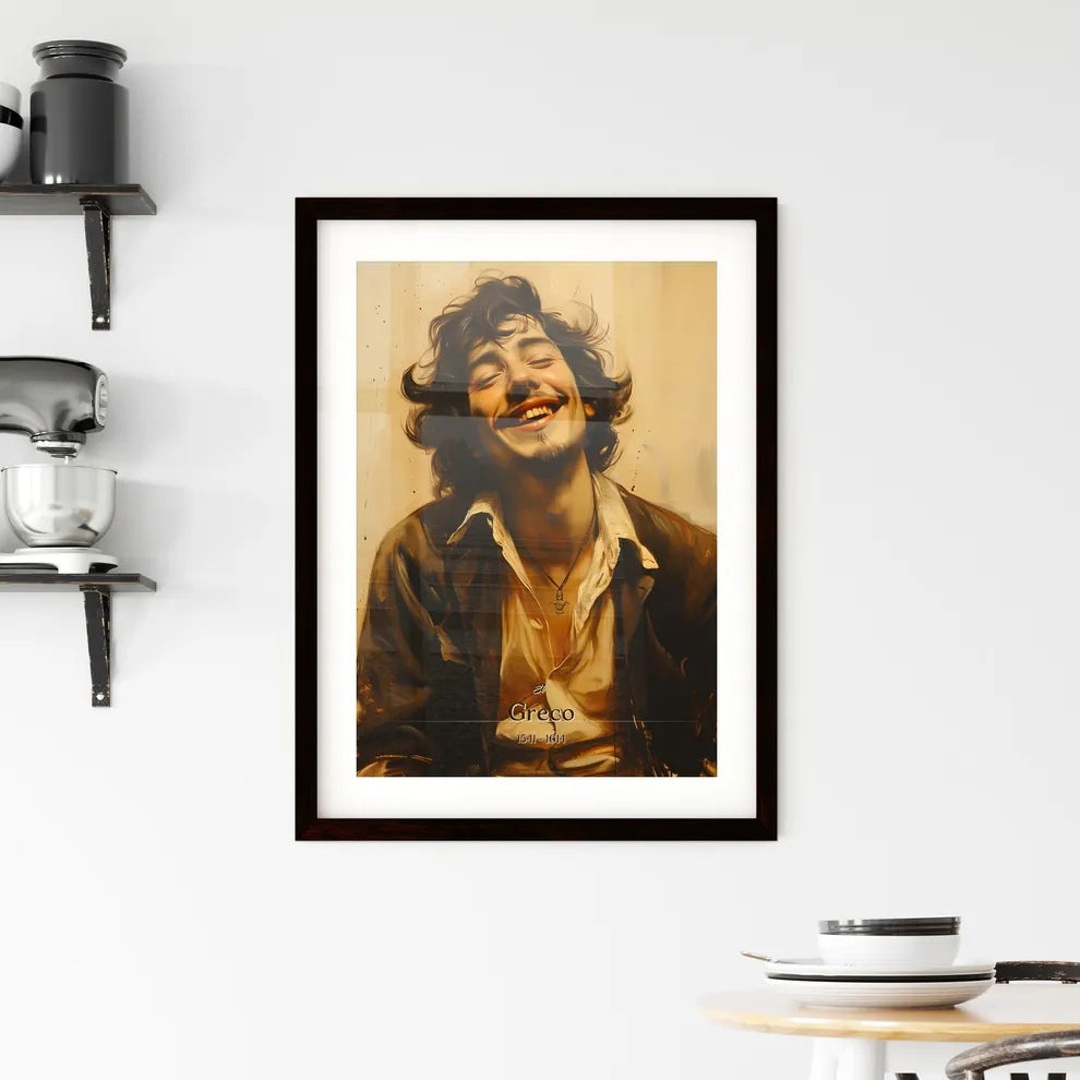 El, Greco, 1541 - 1614, A Poster of a man smiling with his eyes closed Default Title