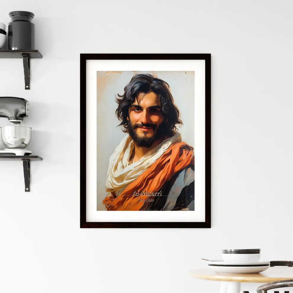 Al-Ma'arri, 973 - 1057, A Poster of a man with a beard and a scarf Default Title