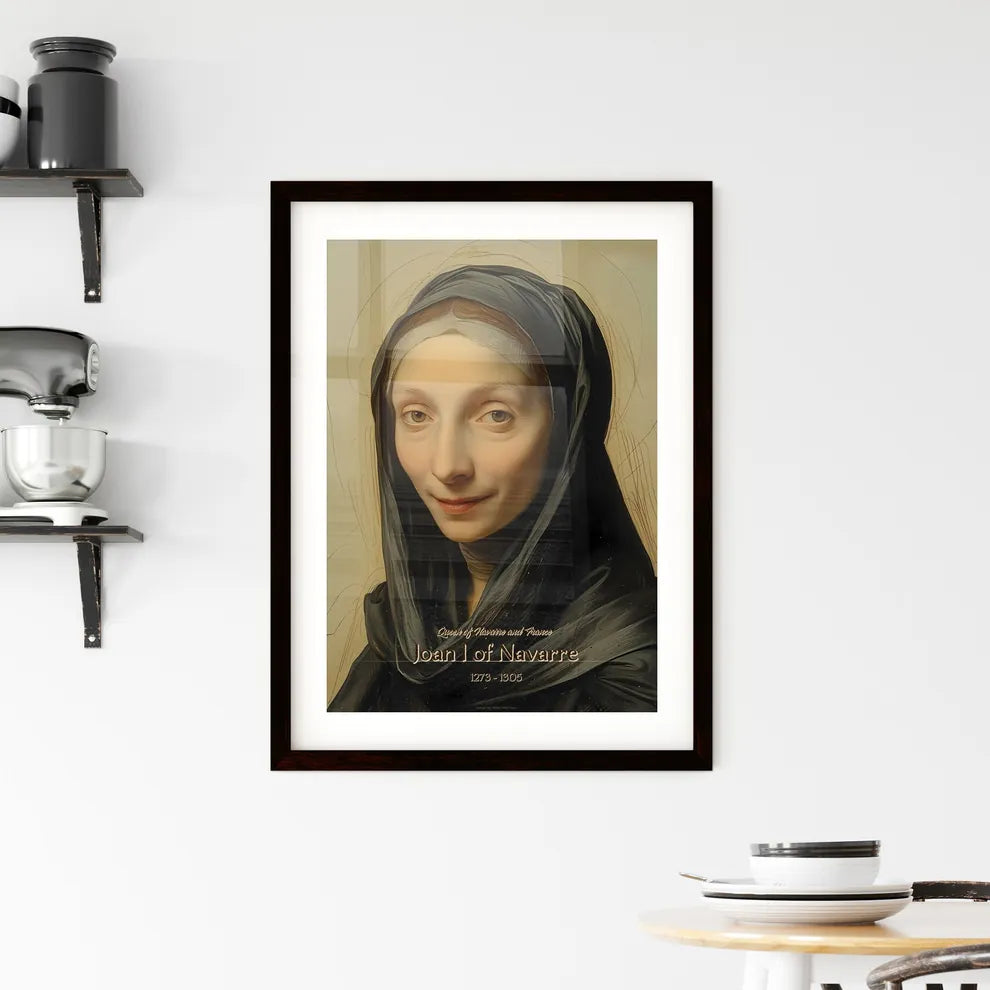 Queen of Navarre and France Framed Print