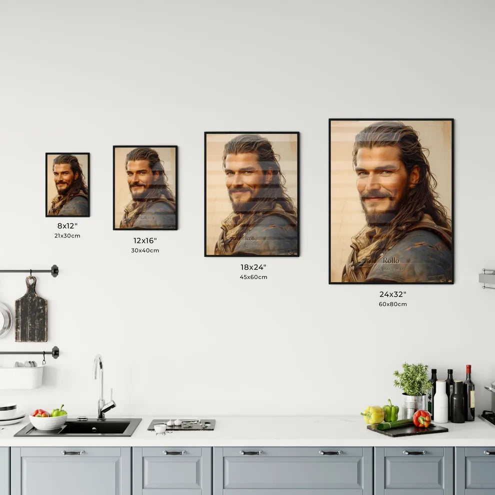 Rollo, c. 860 - c. 930, A Poster of a man with long hair and beard smiling Default Title