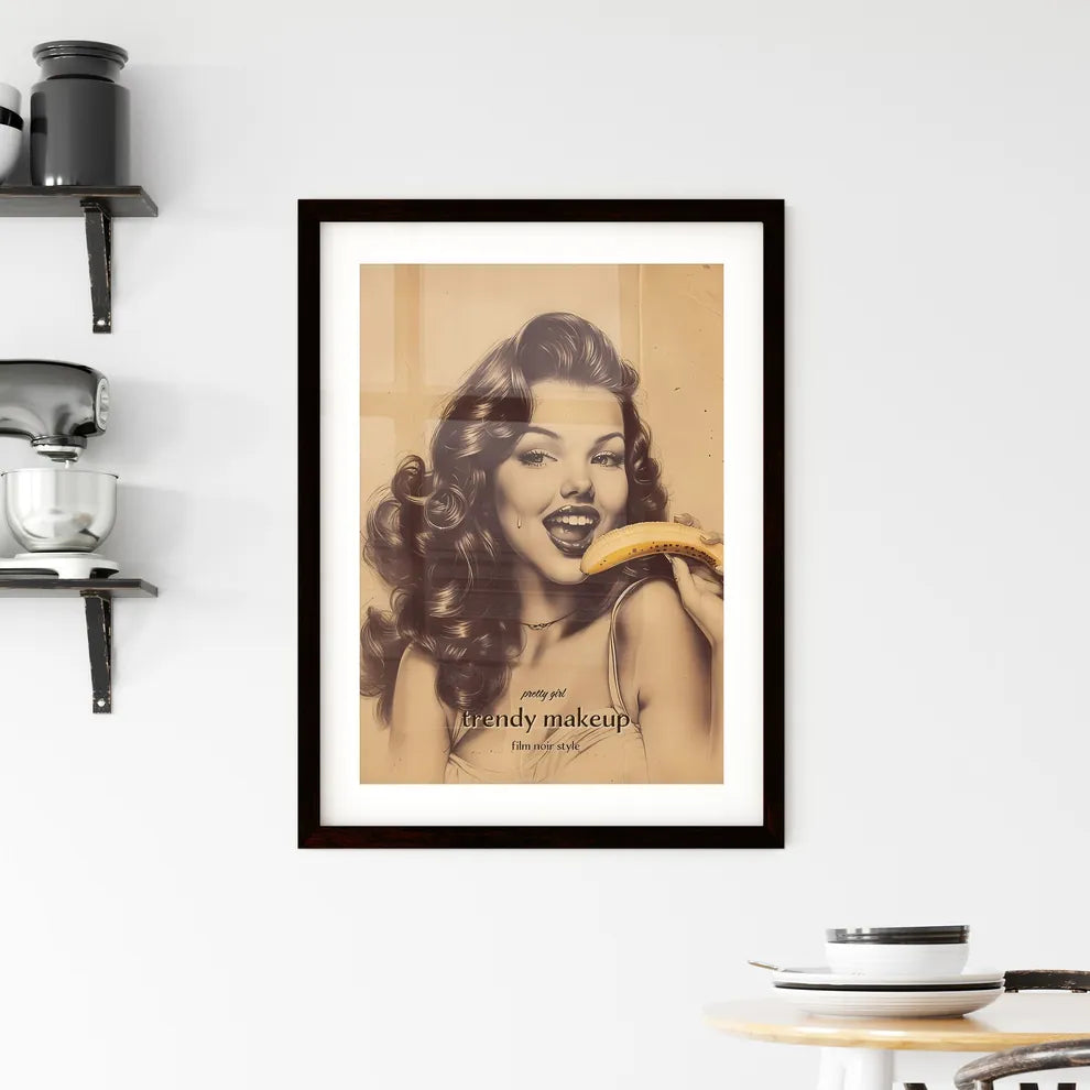 pretty girl Framed Print